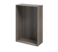 GoodHome Atomia Matt Grey Oak Effect Modular Furniture Cabinet, (H)1125mm (W)750mm (D)350mm