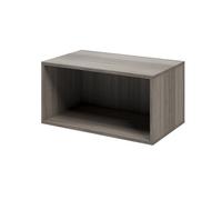GoodHome Atomia Matt Grey Oak Effect Modular Furniture Cabinet, (H)375mm (W)750mm (D)450mm