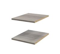 GoodHome Atomia Matt Grey Oak Effect Shelf, (L)339mm (D)432mm