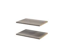 GoodHome Atomia Matt Grey Oak Effect Shelf, (L)464mm (D)332mm