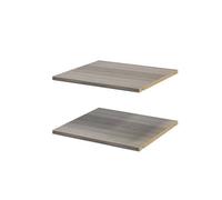 GoodHome Atomia Matt Grey Oak Effect Shelf, (L)464mm (D)432mm