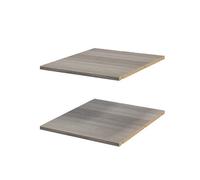GoodHome Atomia Matt Grey Oak Effect Shelf, (L)464mm (D)562mm