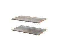 GoodHome Atomia Matt Grey Oak Effect Shelf, (L)714mm (D)432mm