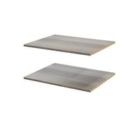 GoodHome Atomia Matt Grey Oak Effect Shelf, (L)714mm (D)562mm