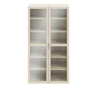 GoodHome Atomia Matt Oak Effect 12 Compartment 12 Shelf Freestanding Rectangular Bookcase (H)1875mm (W)1000mm (D)350mm