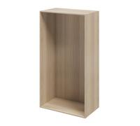 GoodHome Atomia Matt Oak Effect Modular Furniture Cabinet, (H)1875mm (W)1000mm (D)580mm