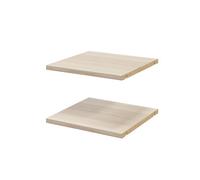 GoodHome Atomia Matt Beige Oak Effect Shelf, (L)339mm (D)332mm