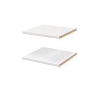 GoodHome Atomia Matt White Shelf, (L)339mm (D)332mm