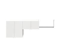 GoodHome Atomia Matt White Wall Storage Kit