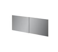 GoodHome Atomia Mirrored Sliding Wardrobe Door, (H)560mm (W) 737mm Pack Of 4