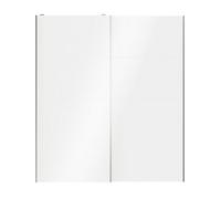 GoodHome Atomia Panelled White High Gloss 2 Door Sliding Wardrobe Door Kit (H)2250mm (W)2000mm