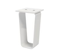 GoodHome Atomia White Cabinet Feet 110mm, Pack Of 2