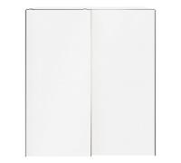 GoodHome Atomia White Particle Board Sliding Wardrobe (H)2250mm (W)2000mm (D)655mm