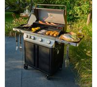 GoodHome Attaia Black 4 Burner Gas Bbq