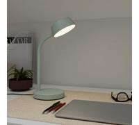 GoodHome Auklet Matt Blue Integrated Led Table Lamp