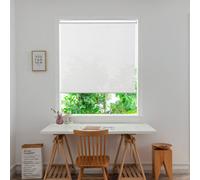 GoodHome Badallo Corded Optic White Daylight & Thermal Roller Blind (W)180Cm (L)180Cm
