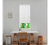 GoodHome Badallo Corded Optic White Daylight & Thermal Roller Blind (W)60Cm (L)180Cm