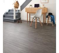GoodHome Baila Dark Grey Wood Effect Textured Click Vinyl Click Flooring, 2.2M²