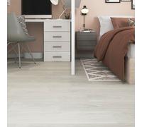 GoodHome Baila Distressed Light Gray Oak Wood Effect Textured Click Vinyl Click Flooring, 2.2M²