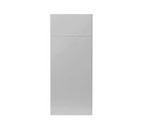 GoodHome Balsamita Matt Grey Slab Door & Drawer 300mm