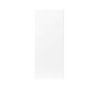 GoodHome Balsamita Matt White Slab Door & Drawer 300mm