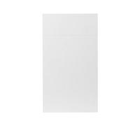 GoodHome Balsamita Matt White Slab Door & Drawer 400mm