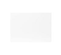 GoodHome Balsamita Matt White Slab Drawerline & Drawer Front Cabinet Door (W)500mm (H)356mm (T)16mm