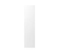 GoodHome Balsamita Matt White Slab Standard End Panel (H)2400mm (W)610mm