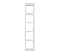 GoodHome Balsamita Matt White Tall Wine Rack Fascia, (H)715mm(W)147mm