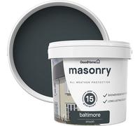 GoodHome Baltimore Smooth Matt Masonry Paint, 5L Tin