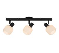 GoodHome Bar Matt Black 3 Light Spotlight