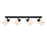GoodHome Bar Matt Black 4 Light Spotlight