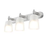 GoodHome Bar Satin Nickel Effect 3 Light Spotlight