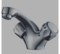 GoodHome Basin Mixer Tap with Pop Up Waste - Chrome
