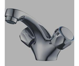 GoodHome Basin Mixer Tap with Pop Up Waste - Chrome