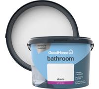 GoodHome Bathroom Alberta Soft Sheen Emulsion Paint, 2.5L