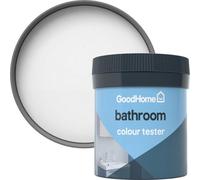 GoodHome Bathroom Alberta Soft Sheen Wall & Ceiling Emulsion Paint, 50Ml Tester Pot