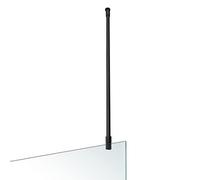 GoodHome Beloya Black Ceiling-Mounted Support Bar (L)80Cm