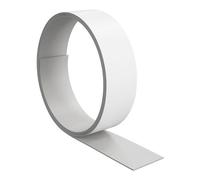 GoodHome Berberis White Satin Worktop Edging Tape, (L)3M (W)42mm