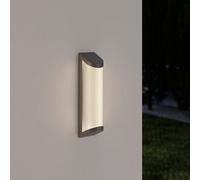 GoodHome Bevel Fixed Matt Anthracite Mains-Powered Integrated Led Outdoor Contemporary Wall Light 520Lm