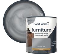 GoodHome Beverly Hills Metallic Effect Satin Furniture Paint, 500Ml