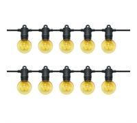 GoodHome Bideford Mains-Powered (Plug-In) Warm White 10 Led Indoor & Outdoor String Lights