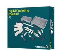 GoodHome Big Box Medium Pile Decorating Set, 18 Pieces