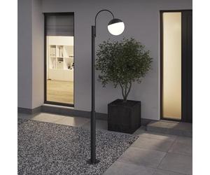 GoodHome Black Mains-Powered 1 lamp Outdoor Post Lantern (H) 2274mm