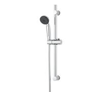 GoodHome Blyth Chrome Effect Single-Spray Pattern Shower Kit