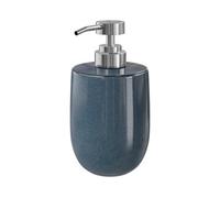 GoodHome Boann Gloss Blue Reactive Glaze Effect Ceramic Freestanding Soap Dispenser