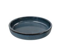 GoodHome Boann Gloss Blue Reactive Glaze Effect Ceramic Soap Dish