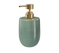 GoodHome Boann Gloss Green Reactive Glaze Effect Ceramic Freestanding Soap Dispenser