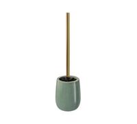 GoodHome Boann Gloss Green Reactive Glaze Effect Ceramic Toilet Brush & Holder