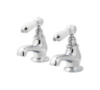 GoodHome Brean Bath Pillar Tap, Pack Of 2